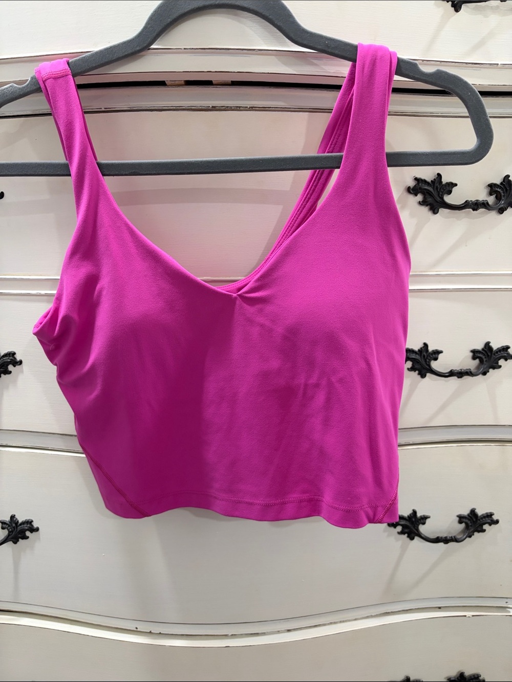 Lululemon Magenta Crop Tank Top